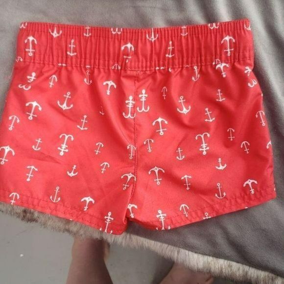 Cat and Jack Red Anchor 3-6 Months Swim Trunks - Picture 7 of 7